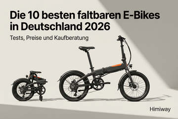 Die 10 besten faltbaren E-Bikes in Deutschland 2026