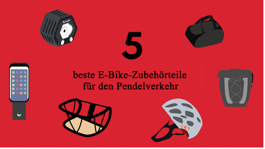 Die 5 besten E-Bike-Zubehörteile für den Pendelverkehr
