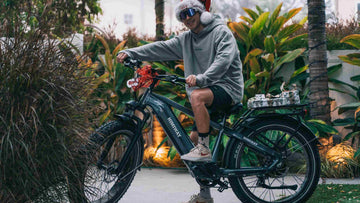 Fahrrad-Festtagszauber: Himiway Zebra E-Fatbike für ein magisches Weihnachten
