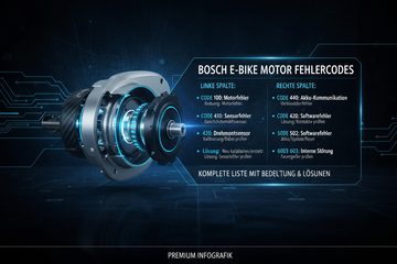 Bosch E-Bike Motor Fehlercodes: Komplette Liste mit Bedeutung und Lösungen