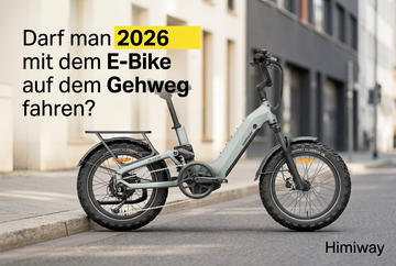 Darf man 2026 mit dem E-Bike auf dem Gehweg fahren?