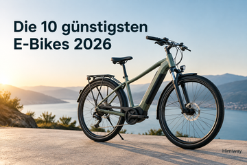 Die 10 günstigsten E-Bikes 2026