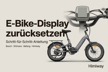 E-Bike-Display zurücksetzen
