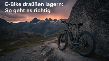 E-Bike draußen lagern: So geht es richtig