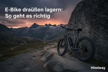 E-Bike draußen lagern: So geht es richtig