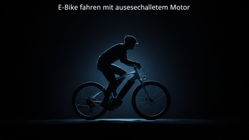 E-Bike fahren mit ausgeschaltetem Motor