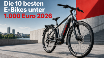 Die 10 besten E-Bikes unter 1.000 Euro 2026