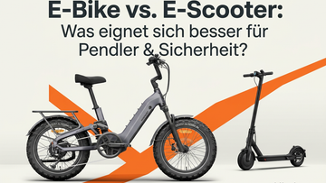 E-Bike vs. E-Scooter: Was eignet sich besser für Pendler & Sicherheit?