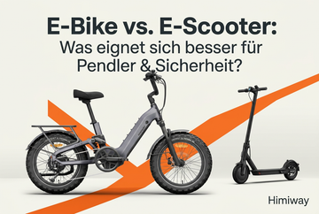 E-Bike vs. E-Scooter: Was eignet sich besser für Pendler & Sicherheit?