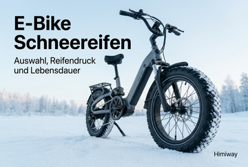 E-Bike Schneereifen: Auswahl, Reifendruck und Lebensdauer