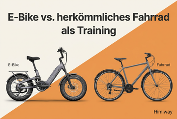 E-Bike vs. herkömmliches Fahrrad als Training