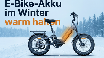 Wie man einen E-Bike-Akku im Winter warm hält