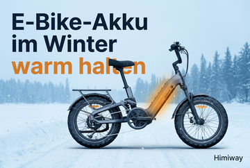 Wie man einen E-Bike-Akku im Winter warm hält