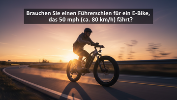 Brauchen Sie einen Führerschein für ein E-Bike