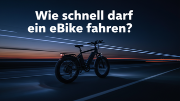 Wie schnell darf ein E-Bike fahren?