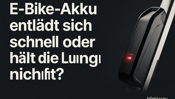 E-Bike-Akku entlädt sich schnell oder hält die Ladung nicht? 