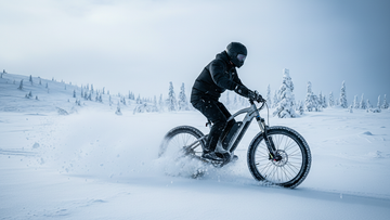 Kann man mit einem E-Bike im Schnee fahren?