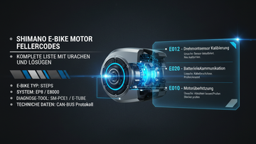 Shimano E-Bike Motor Fehlercodes: Komplette Liste mit Ursachen und Lösungen