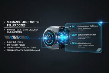Shimano E-Bike Motor Fehlercodes: Komplette Liste mit Ursachen und Lösungen