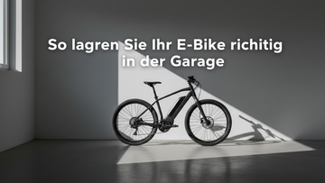 So lagern Sie Ihr E-Bike richtig in der Garage