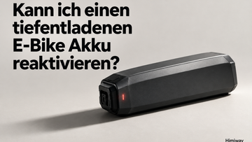 Kann ich einen tiefentladenen E-Bike Akku reaktivieren? 