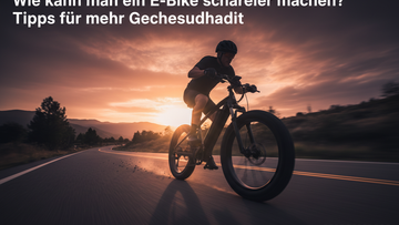 Wie kann man ein E-Bike schneller machen? 