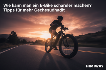 Wie kann man ein E-Bike schneller machen? 