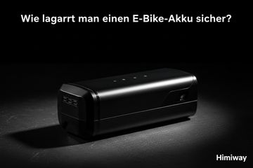 Wie lagert man einen E-Bike-Akku sicher?