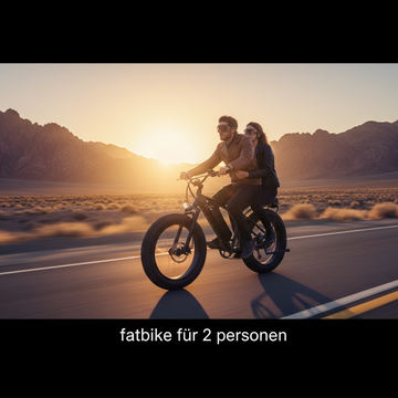 fatbike für 2 personen