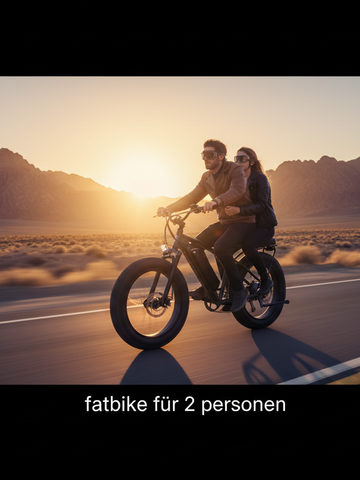 fatbike für 2 personen