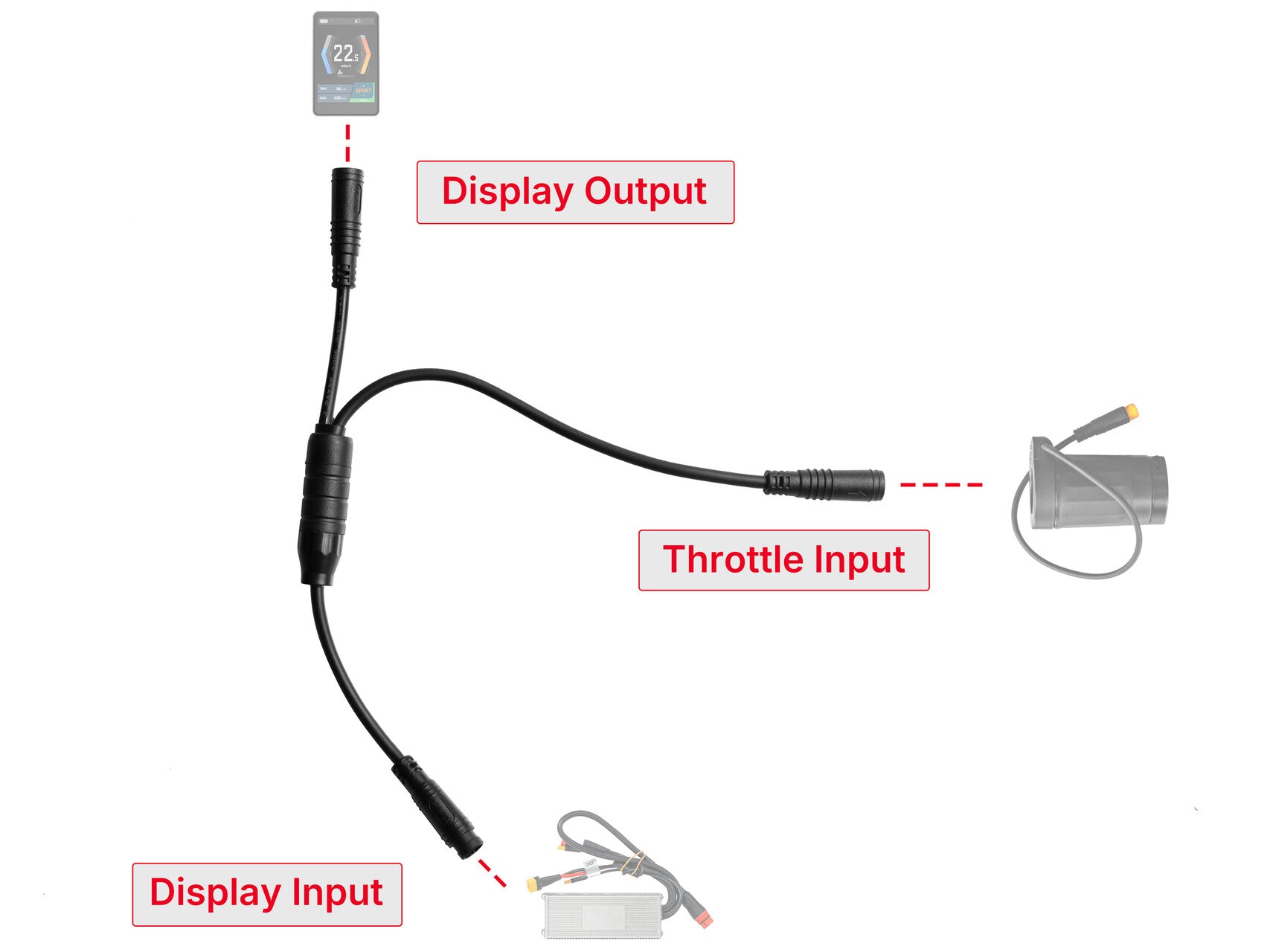 HIMIWAY Half-Twist-Drossel-Set