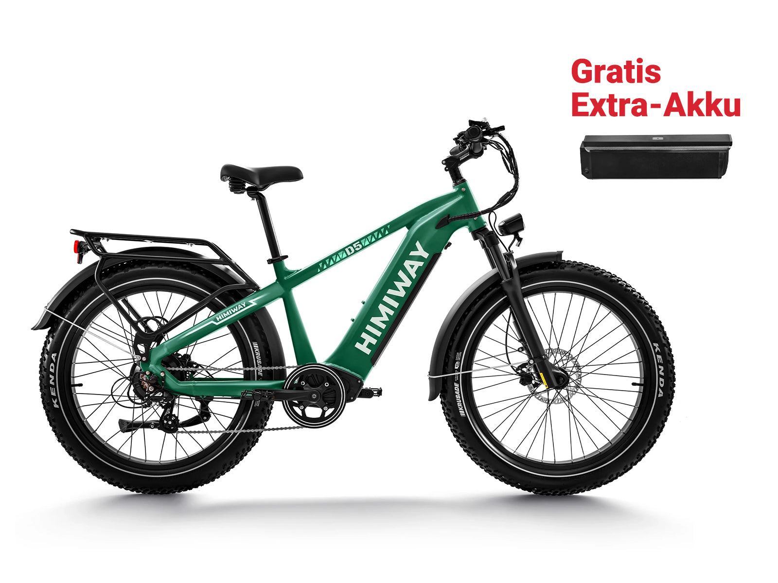 Himiway Zebra – 26 Zoll E-Fatbike für Alltag & Gelände
