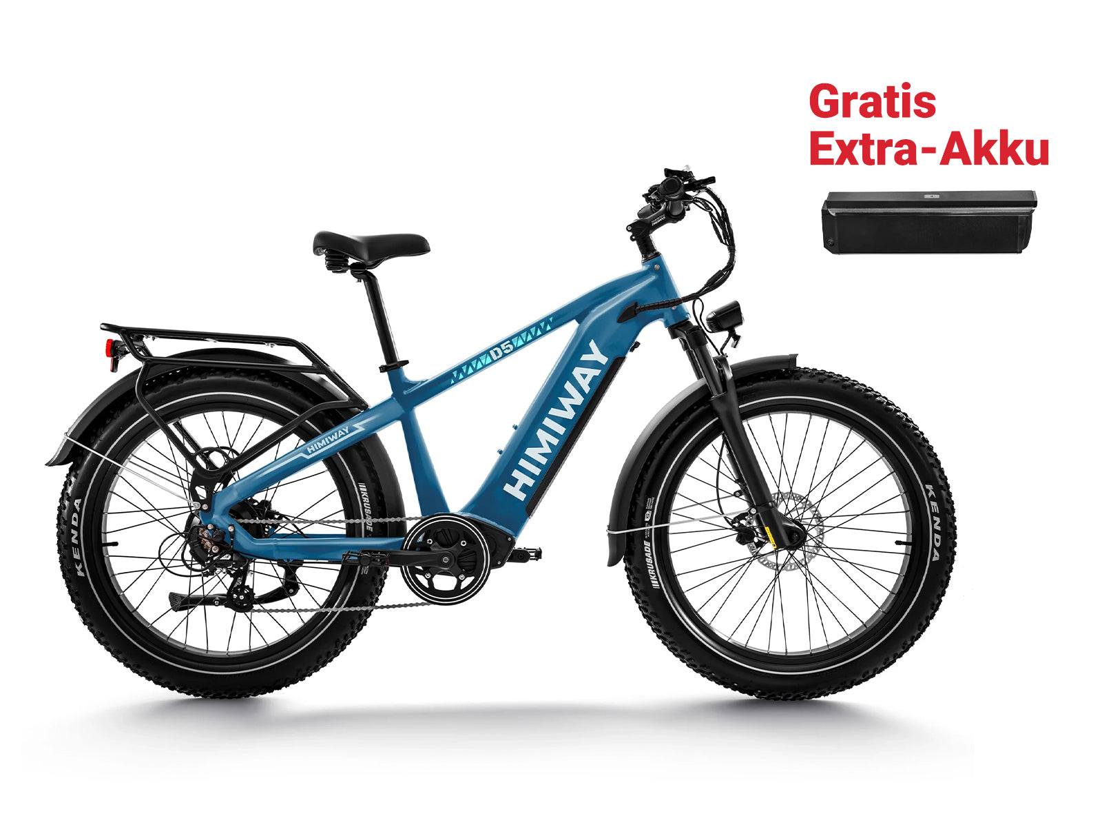 Himiway D5 (Zebra) – 26-Zoll E-Fatbike für jedes Terrain