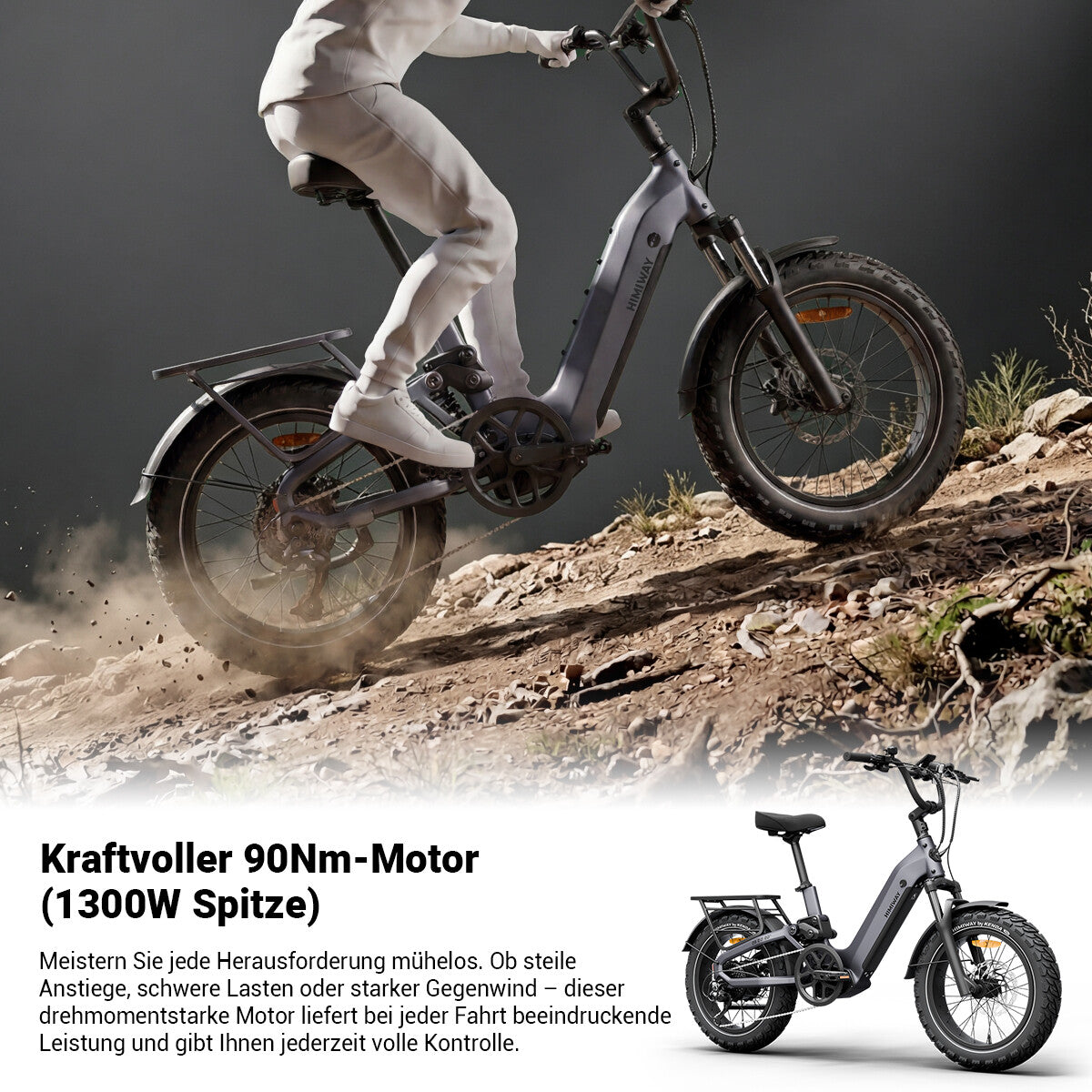 Himiway D5 2.0 20″ Ready-to-Ride Paket