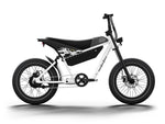 Weiße Version vom Himiway C5 Sport E-Bike im Motorrad-Stil