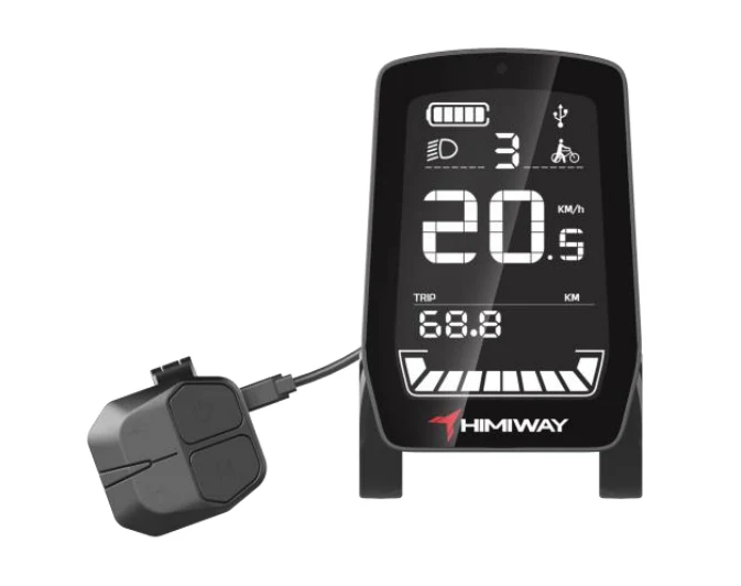 brose fahrradcomputer bedienungsanleitung LCD- Bildschirm mit USB- Aufladung
