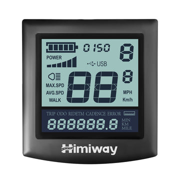 LCD Display With USB Charging - Himiway Bike