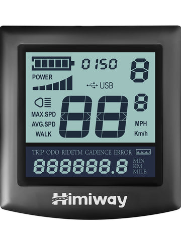 LCD Display With USB Charging - Himiway Bike